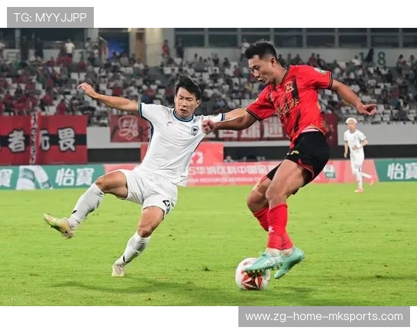 河南队古斯塔沃做墙配合，二过一后轻巧挑射破门